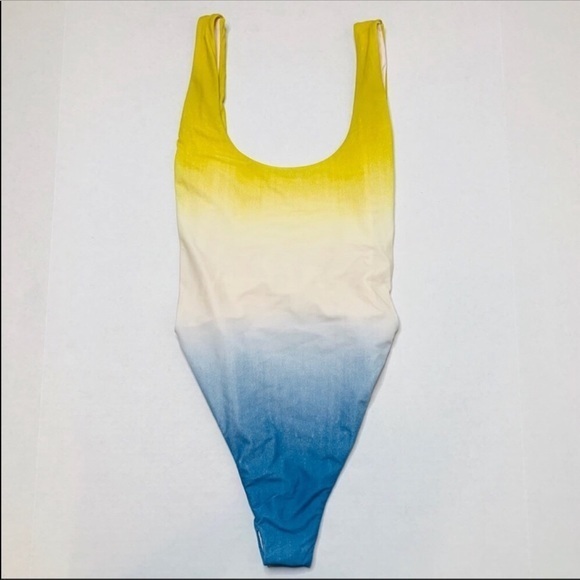 NWT AEO Aerie superscoop ombré one piece swimsuit XL Extra Large free shipping - Picture 3 of 7